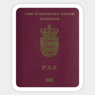 Denmark Passport Sticker